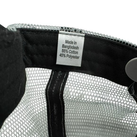 Jack Daniel’s Tennessee Honey Black Gray Mesh Snap Back Hat Cap Bee Whiskey - Picture 7 of 7